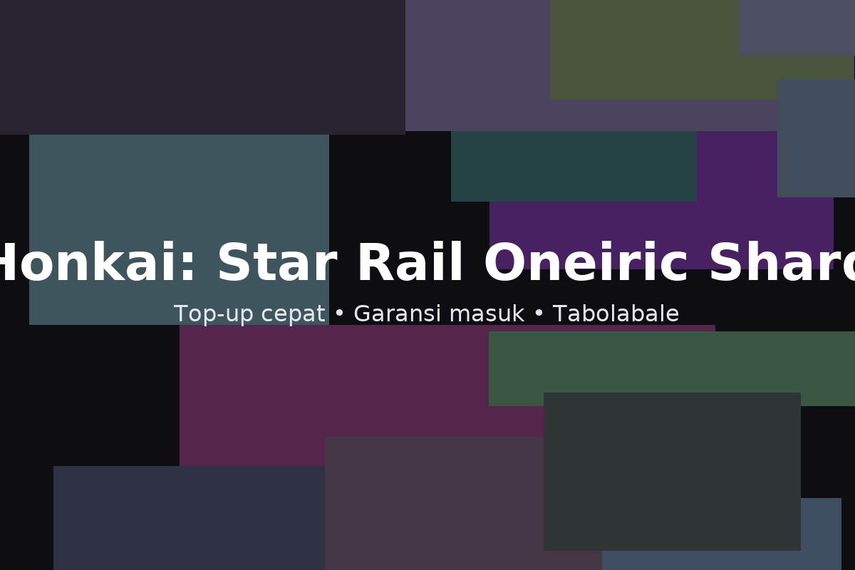Honkai: Star Rail Oneiric Shard poster